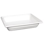 Recipiente Gastronorm tamaño medio blanco 100mm Olympia