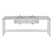 Fregadero de acero inox Vogue 2400 x 600mm
