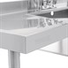 Fregadero de acero inox Vogue 2400 x 600mm