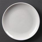 Platos llanos sin borde Olympia blancos 200mm
