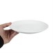 Platos llanos sin borde Olympia blancos 230mm