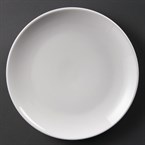 Platos llanos sin borde Olympia blancos 250mm
