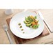 Platos llanos sin borde Olympia blancos 250mm