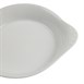 Platos ovalados redondeados con asas blancos 156 x 126mm Olympia