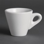 Tazas espresso cónicas blancas 60ml Olympia