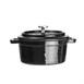 Mini-cacerola hierro fundido negro Vogue redonda