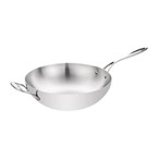 Wok de base plana de tres capas 310mm Vogue