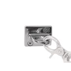 Enganche de pared Bolero cromado