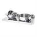Estantería de cocina de acero inox 600mm Vogue