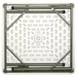 Mesa cuadrada plegable Bolero 86cm