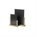 Pizarra de mesa Securit acabado teca 280 x 200mm