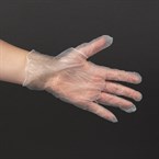 Guantes de látex sin polvo blancos
