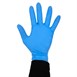 Guantes de nitrilo sin polvo azules