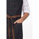 Delantal con peto Chef Works Memphis azul