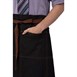 Delantal cintura Chef Works Memphis negro