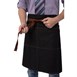 Delantal cintura Chef Works Memphis negro