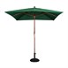 Sombrilla cuadrada Bolero 2,5m verde