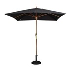 Sombrilla cuadrada Bolero 2,5m negra