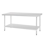 Mesa de acero inoxidable sin peto Vogue 1800 x 700mm