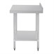 Mesa de acero inoxidable con peto Vogue 900 x 700mm