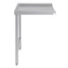 Mesa derecha Vogue lavavajillas cúpula 600mm