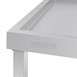 Mesa derecha Vogue lavavajillas cúpula 600mm