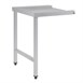 Mesa derecha Vogue lavavajillas cúpula 600mm