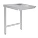 Mesa derecha Vogue lavavajillas cúpula 600mm