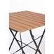 Mesa bistro cuadrada Bolero 60cm imitación madera
