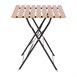 Mesa bistro cuadrada Bolero 60cm imitación madera