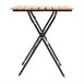 Mesa bistro cuadrada Bolero 60cm imitación madera