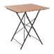 Mesa bistro cuadrada Bolero 60cm imitación madera