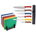 OFERTA ESPECIAL Juego de tablas de cortar y cuchillos Hygiplas