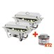 OFERTA ESPECIAL 2 chafing dish y 72 recargas de combustible Olympia