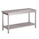 Mesa entrada lavavajillas cúpula Gastro M 850 x 800 x 590mm