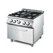 Cocina gas Gastro M 4 quemadores y horno 70/80CFG