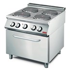 Cocina eléctrica Gastro M 4 placas y horno convección 70/80 CFE