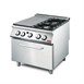 Cocina gas Gastro M placa 2 quemadores y horno 70/80 TPPCFG