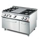 Cocina gas Gastro M placa 4 quemadores y horno GN2/1 70/120 TPPCFG2