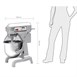 Mezcladora Planetaria Buffalo 20Ltr