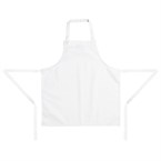 Delantal con peto para niños Whites blanco