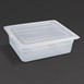 Contenedor polipropileno Vogue GN1/2 con tapa 100mm