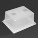 Contenedor polipropileno Vogue GN1/2 con tapa 150mm
