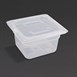 Contenedor polipropileno Vogue GN1/6 con tapa 100mm