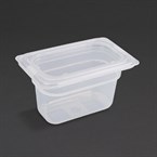 Contenedor polipropileno Vogue GN1/9 con tapa 100mm
