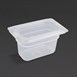 Contenedor polipropileno Vogue GN1/9 con tapa 100mm