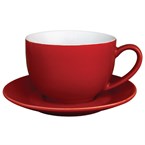 Taza cappuccino Olympia roja 341ml