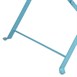 Sillas bistro para terraza Bolero acero azules