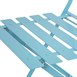 Sillas bistro para terraza Bolero acero azules