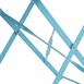 Sillas bistro para terraza Bolero acero azules